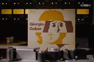 fonico di presa diretta, 33 giri italian masters - giorgio gaber- sky arte - tv - except