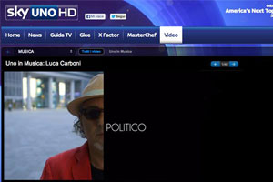 fonico di presa diretta, uno in musica, luca carboni - sky arte - tv - popcult